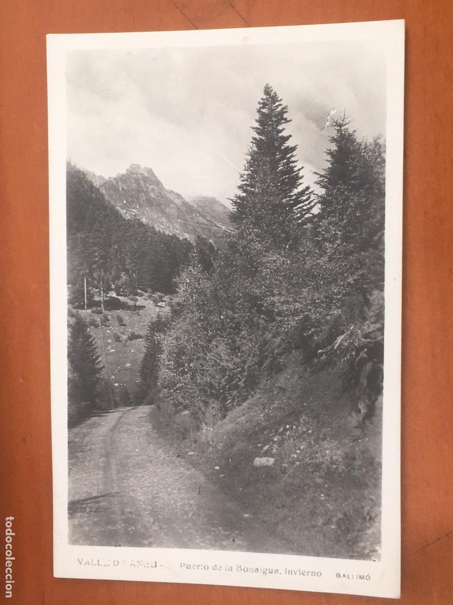 Postales: valls d'aneu puerto de la bonaigua postal fotografica original antigua