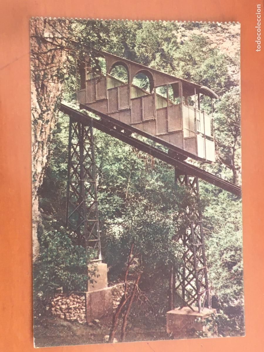 Postales: funicular de montserrat a sant joan vista del viaducto postal original antigua