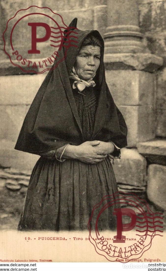 Postales: MUY RARA PUIGCERDA. TIPO DE LA PAYERA CERETANA