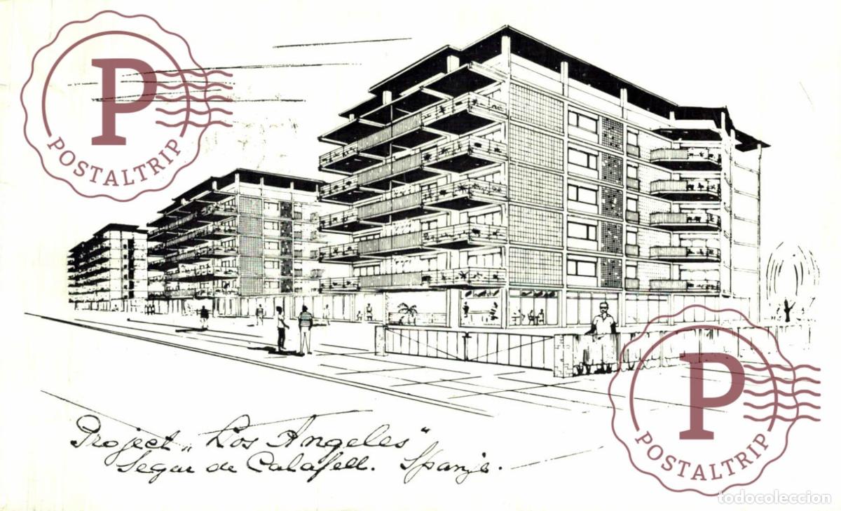 Postales: TARRAGONA. SEGUR DE CALAFELL. PROYECTO LOS ANGELES.