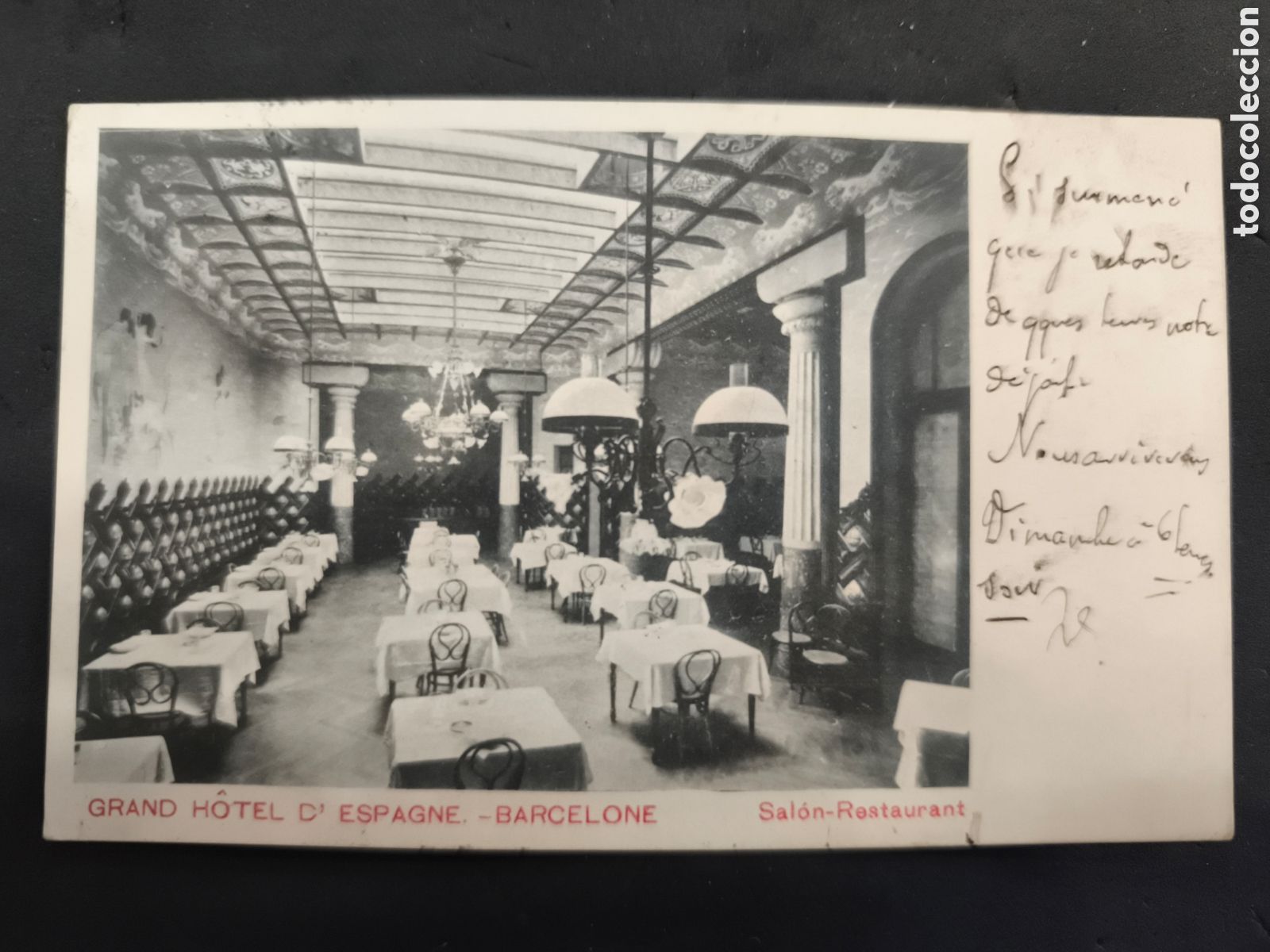 Postales: Grand hotel spagne Barcelona