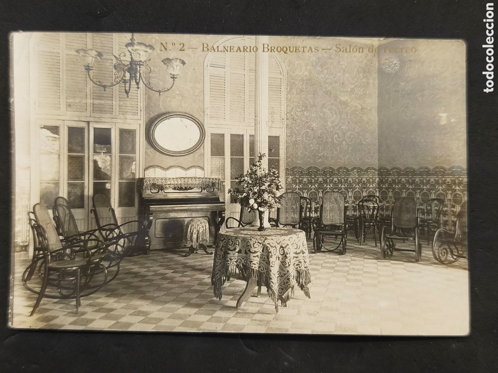 Postales: Balneario Broquetas, Salon