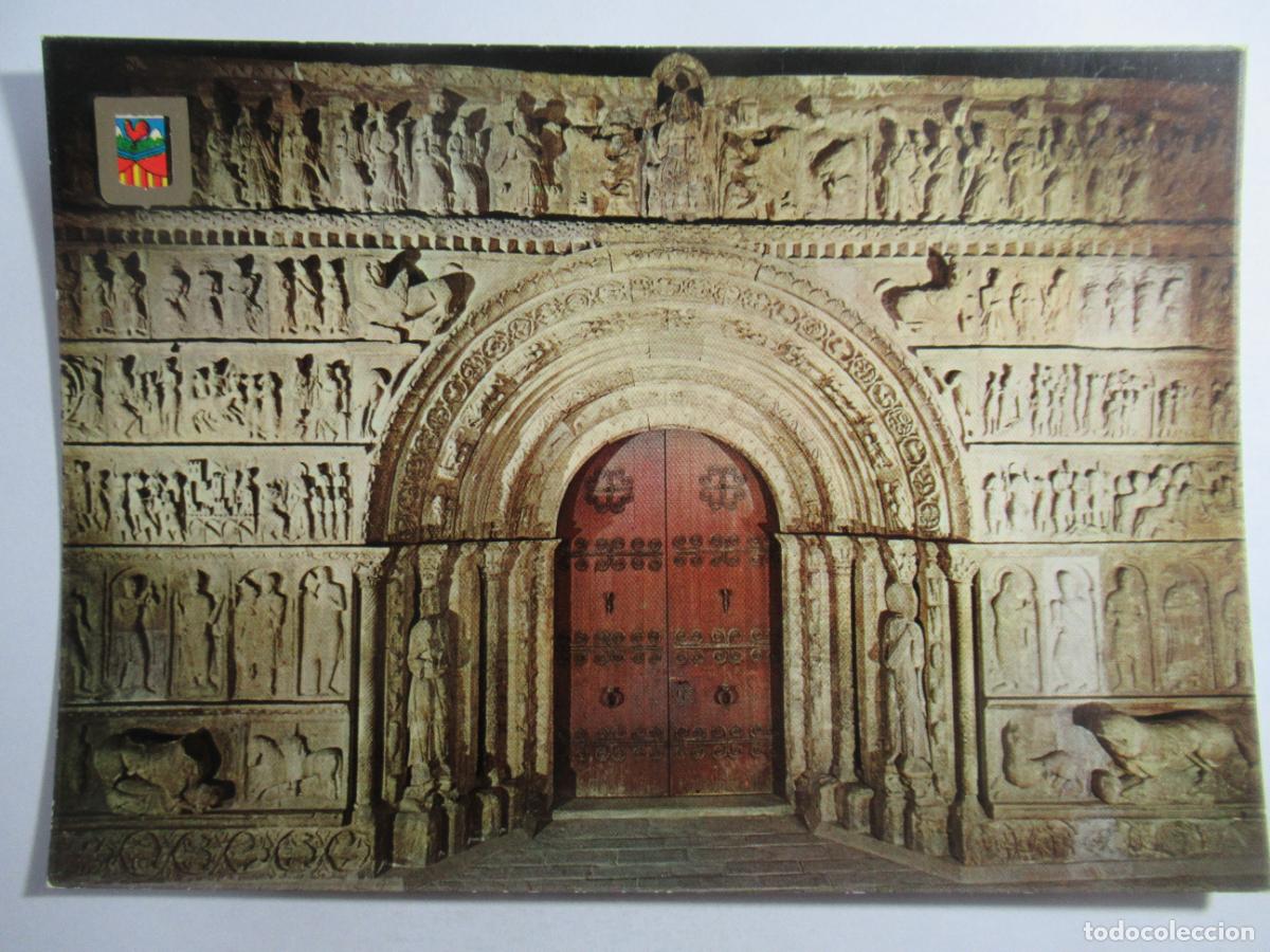 Postales: Ripoll (Girona) - Portada del Monasterio - S/C - Foto 1