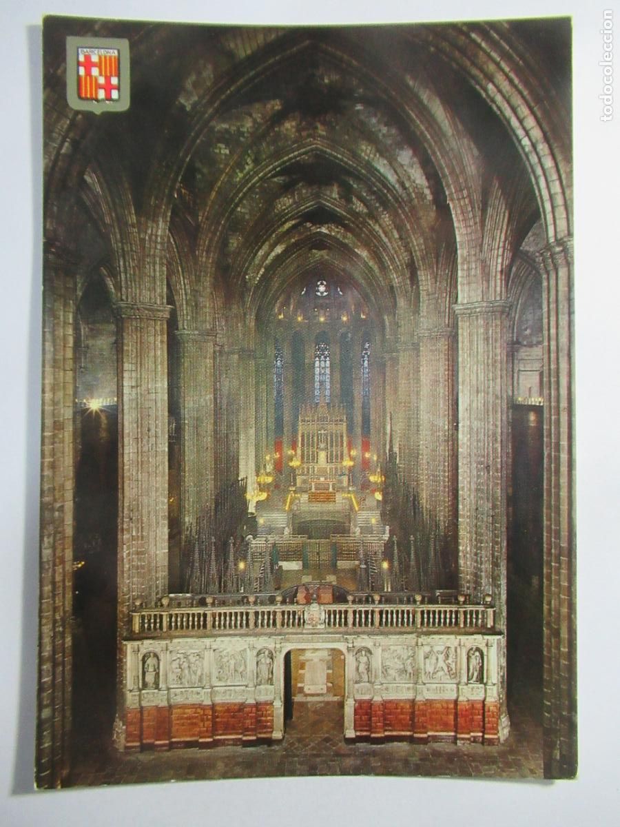 Postales: Barcelona - Catedral. Nave Central - S/C