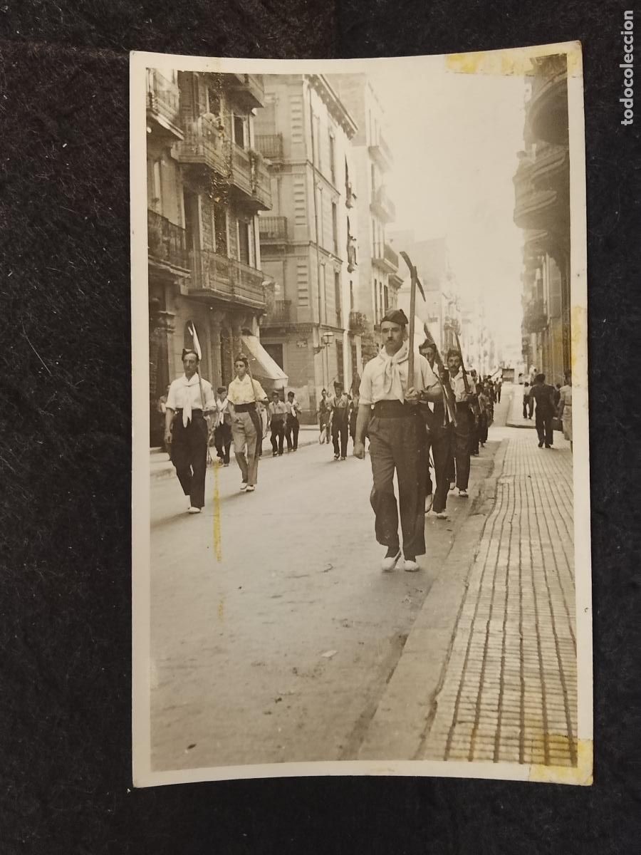 Postales: BARCELONA - SOCIEDAD CORAL LA PARRALA - FOTOGRAFIA TIPO POSTAL ANTIGUA -(115.940)