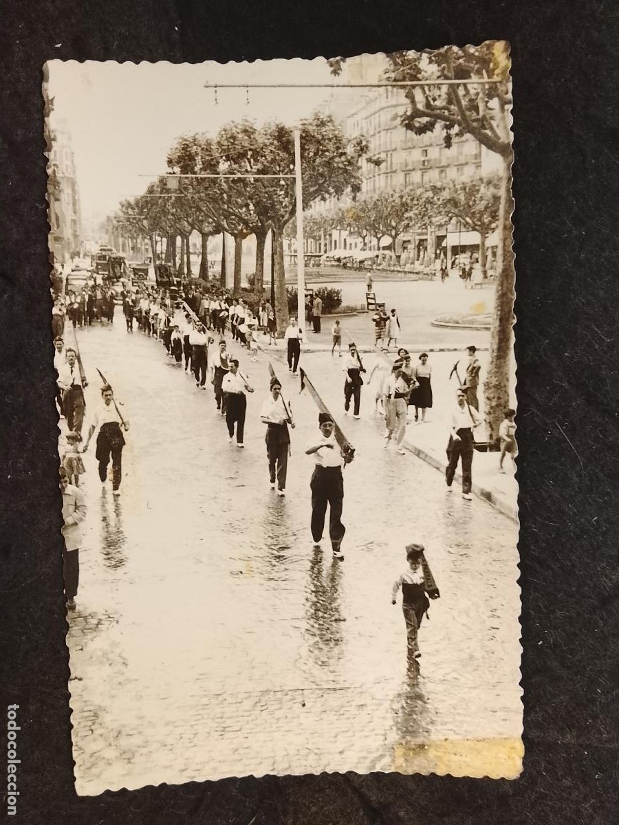 Postales: BARCELONA - SOCIEDAD CORAL LA PARRALA - FOTOGRAFIA TIPO POSTAL ANTIGUA -(115.943)