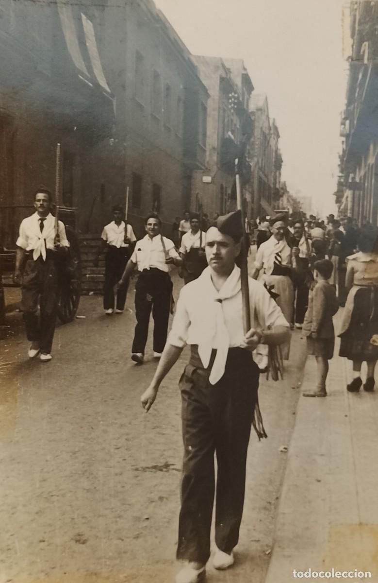 Postales: BARCELONA - SOCIEDAD CORAL LA PARRALA - FOTOGRAFIA TIPO POSTAL ANTIGUA -(115.944)