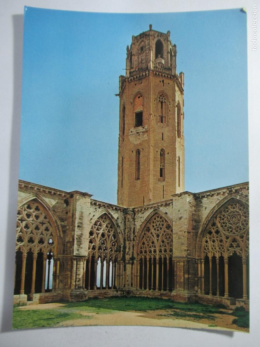 Postales: L&eacute;rida - Seo Antigua. Detalle del Claustro y Torre - S/C