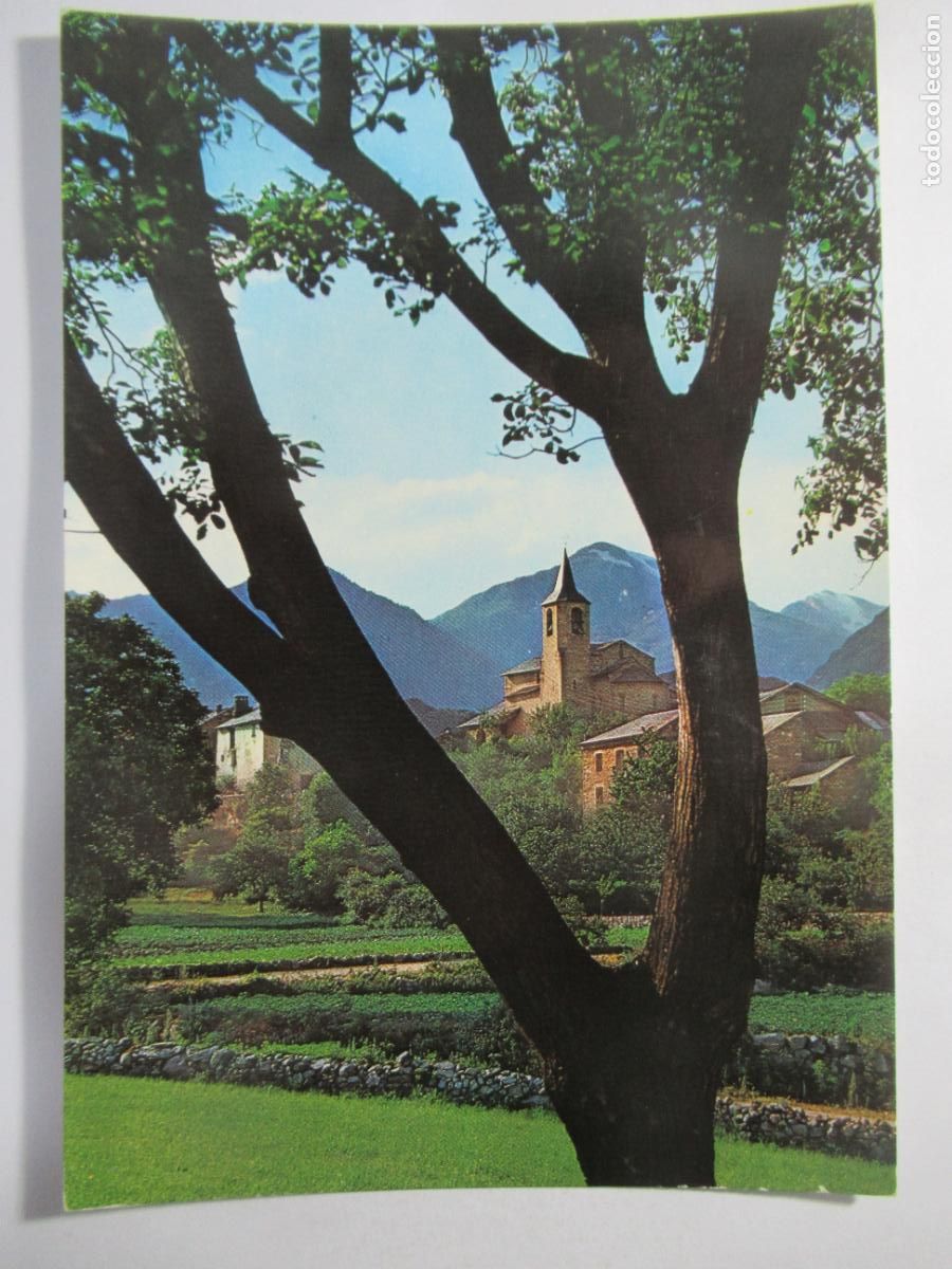 Postales: Pirineos de L&eacute;rida - El Pallars - Iglesia Parroquial de Valencia de Aneu - S/C
