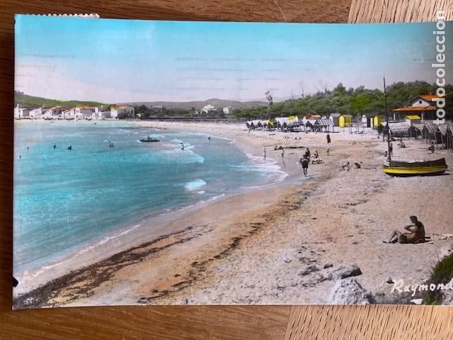 Postales: Altafulla. N&ordm; 27. Playa. Ed. Raymond. Circulada 1961