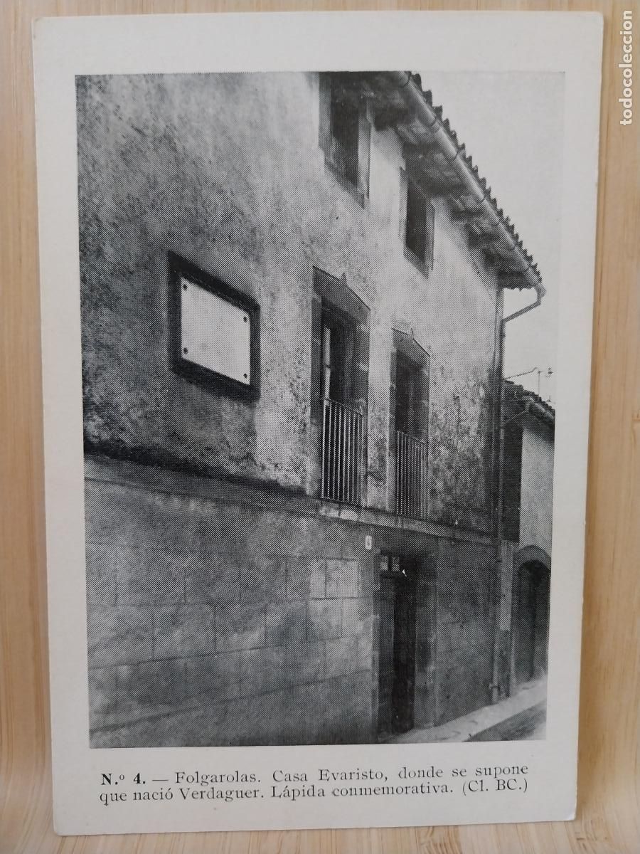 Postales: FOLGAROLAS CASA EVARISTO ED DIPUTACION 4 SC ORIGINAL