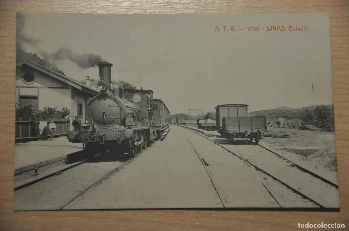 Postales: postal llinas, estacio atv 1700 - Foto 1