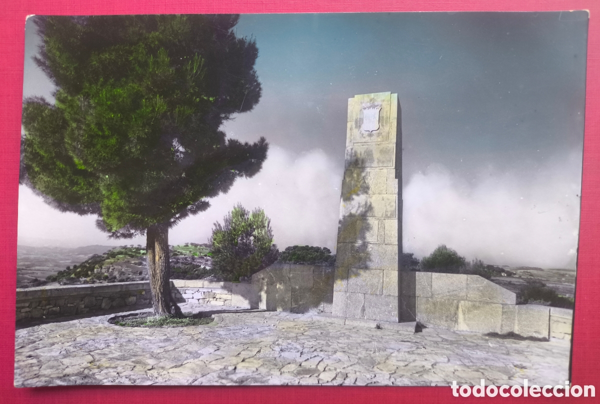 Postales: GANDESA HITO BATALLA DEL EBRO POSTAL COLOREADA ED. LIBRER&Iacute;A FONTCALDA TARRAGONA C. 1960