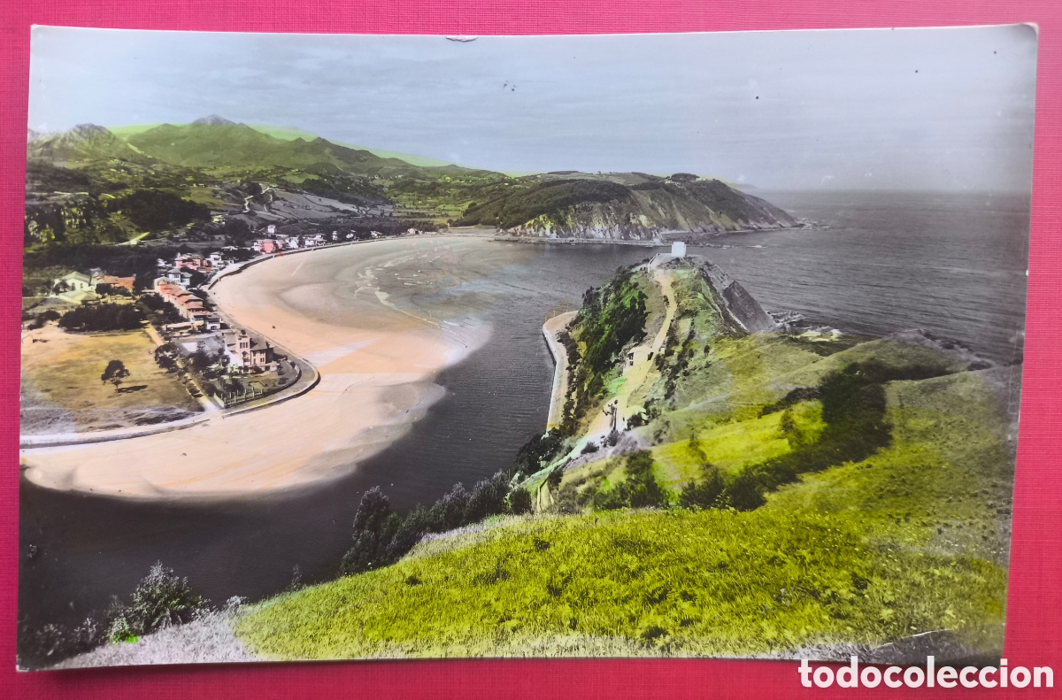 Postales: RIBADESELLA POSTAL COLOREADA ASTURIAS C. 1960