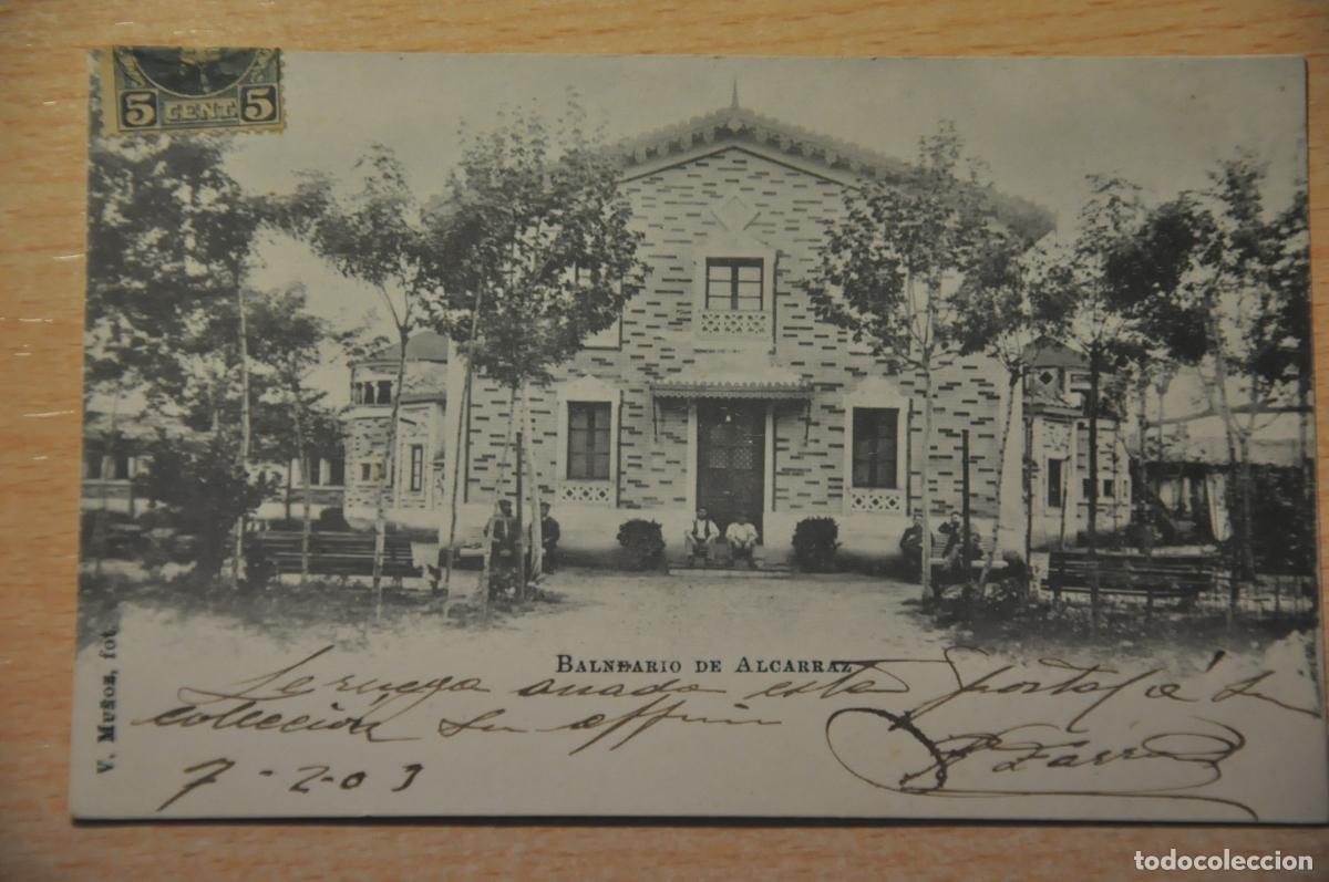 Postales: postal lerida, balneario de alcarraz