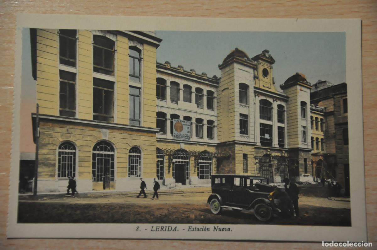 Postales: postal lerida, estacion nueva
