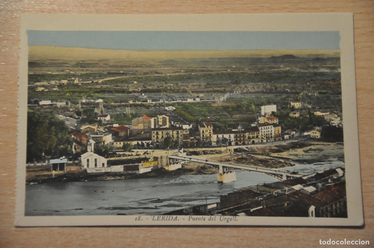 Cartes Postales: postal lerida, puente del urgell