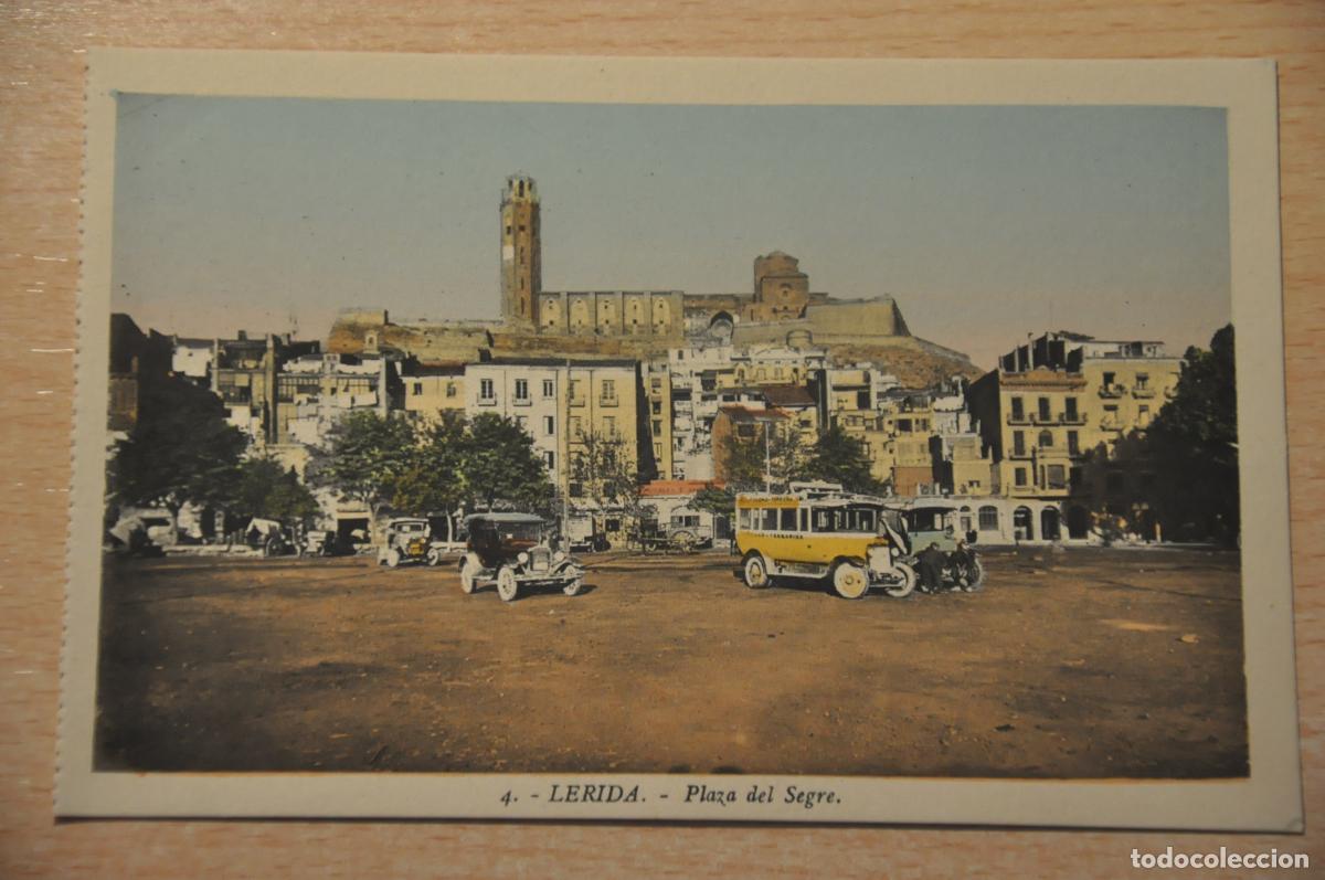 Cartes Postales: postal lerida, plaza del segre