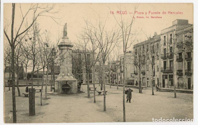 Postales: a11118 Reus Plaza Y Fuente De Hercules Roisin N&ordm;16 escrita