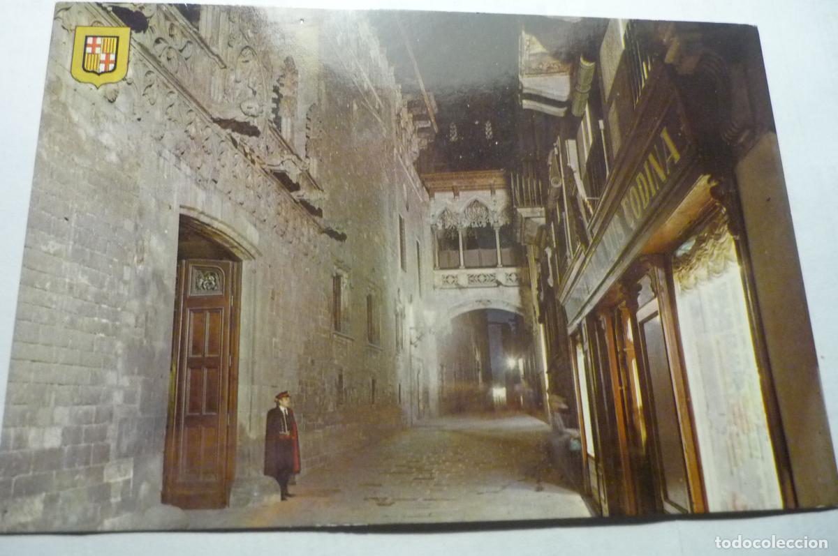 Postales: postal barcelona casco antiguo.-mozo de escuadra dorso publicidad cereria codina