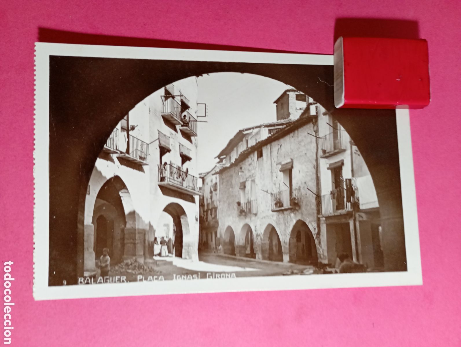 Postales: BALAGUER LA NOGUERA B/N S/C 9 PLA&Ccedil;A IGNASI GIRONA R1622