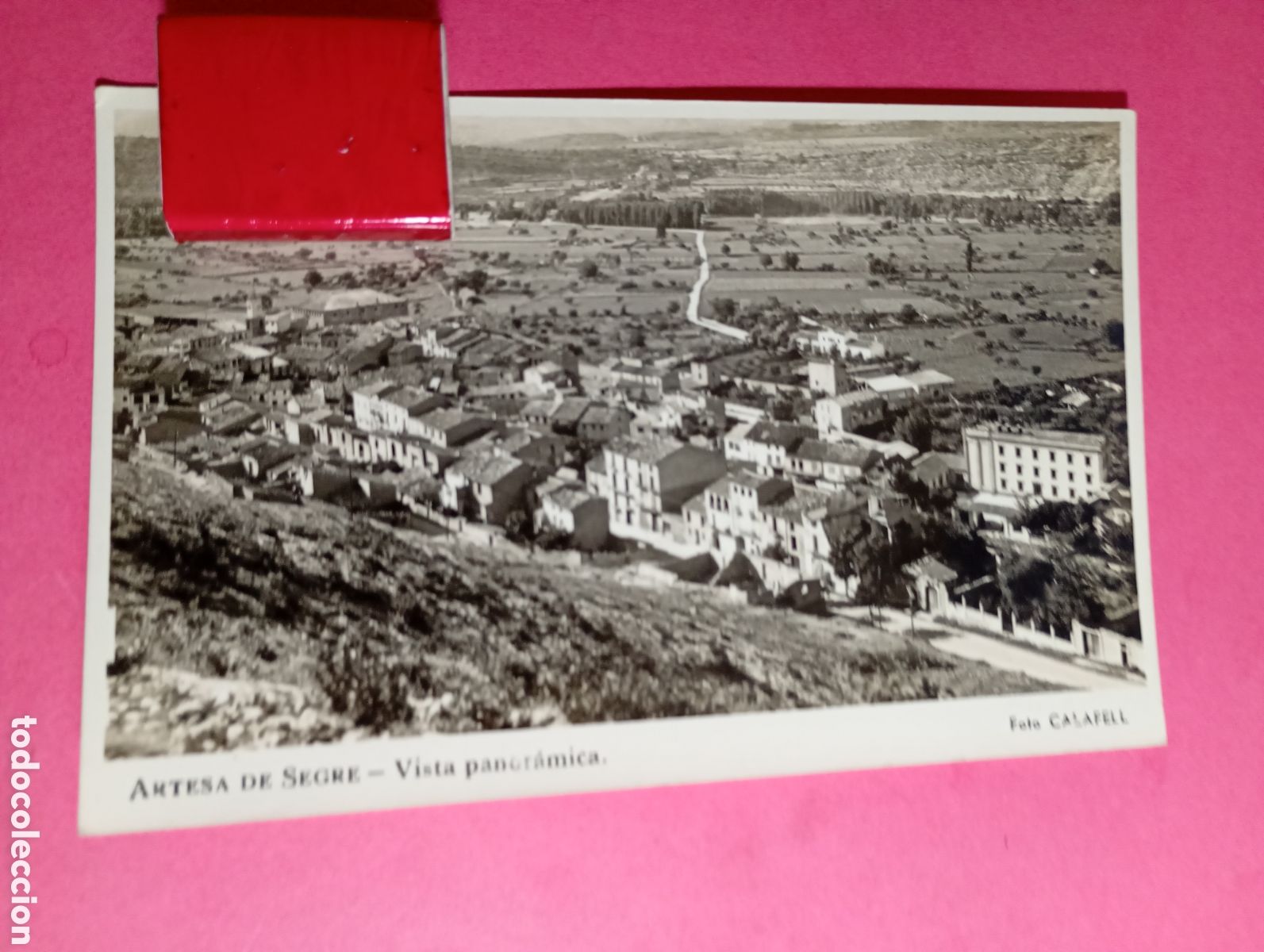 Postales: ARTESA DE SEGRE VISTA PANOR&Aacute;MICA B/N S/C FOTO CALAFELL EDIC. LE&Oacute;N BAELLA R1623