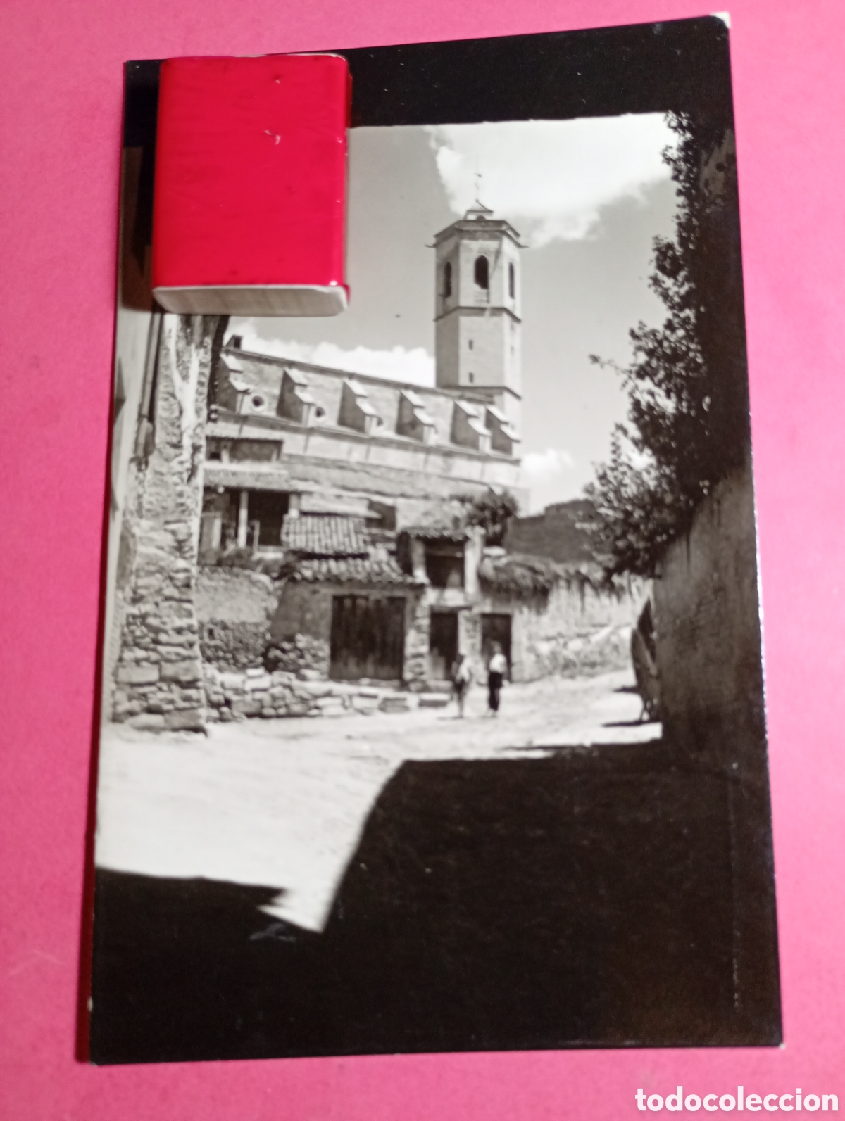 Postales: BELLPUIG N&ordm;3 VISTA DE LA IGLESIA PARROQUIAL B/N ESCRITA EXCLUSIVA LIBRER&Iacute;A EUDAL R1625
