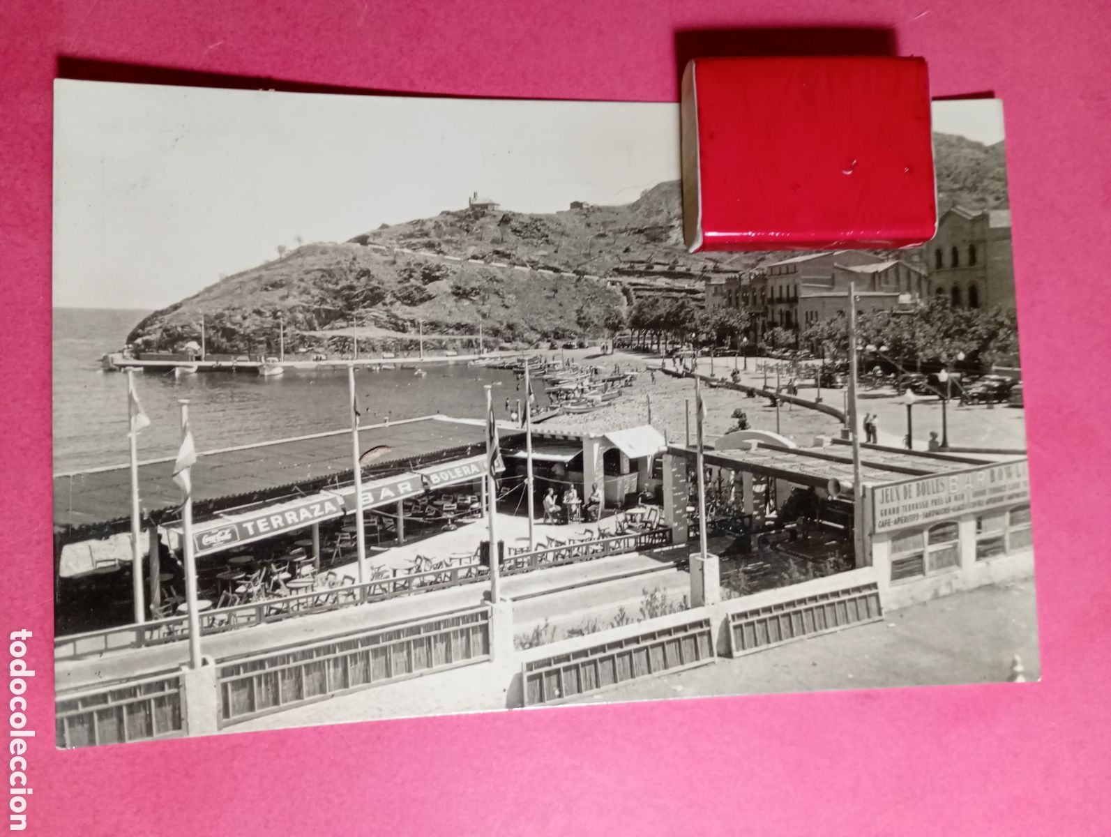 Postales: PORT BOU 18 PASEO Y BOLERA B/N CIRCULADA ED. FOTOGR&Aacute;FICAS R. PALLACH - R1629