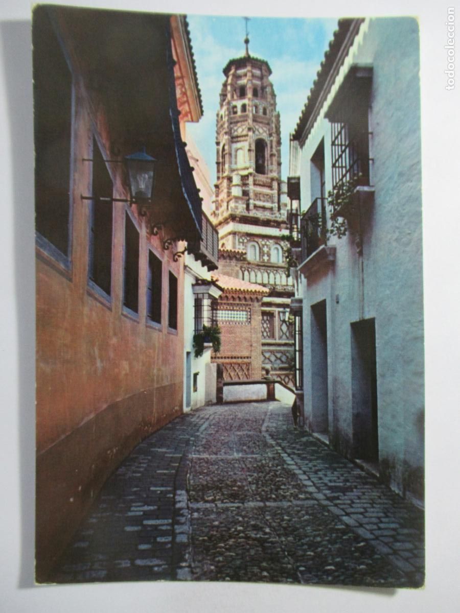 Postales: Barcelona - Pueblo espa&ntilde;ol - Calle t&iacute;pica - Escrita