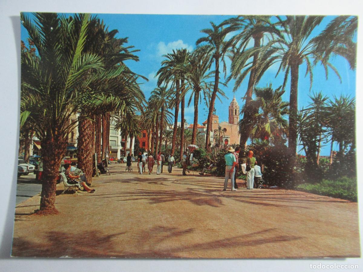 Postales: Sitges (Barcelona) - Paseo de la Ribera - S/C - Foto 1