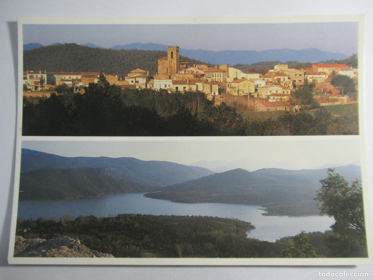 Postales: Darnius (Girona) - Vista del Pant&agrave; de Boadella - Escrita