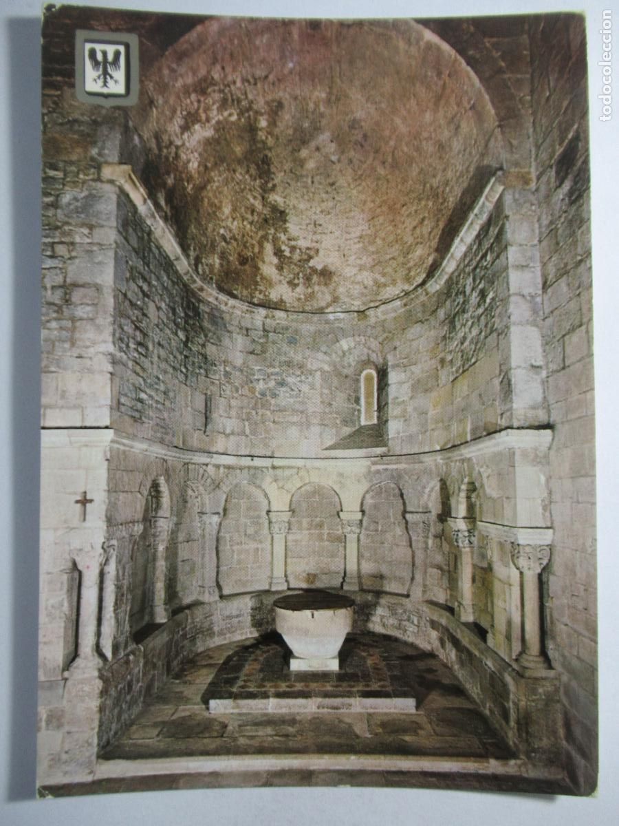 Postales: Sant Joan de les Abadesses - Pica baptismal - S/C