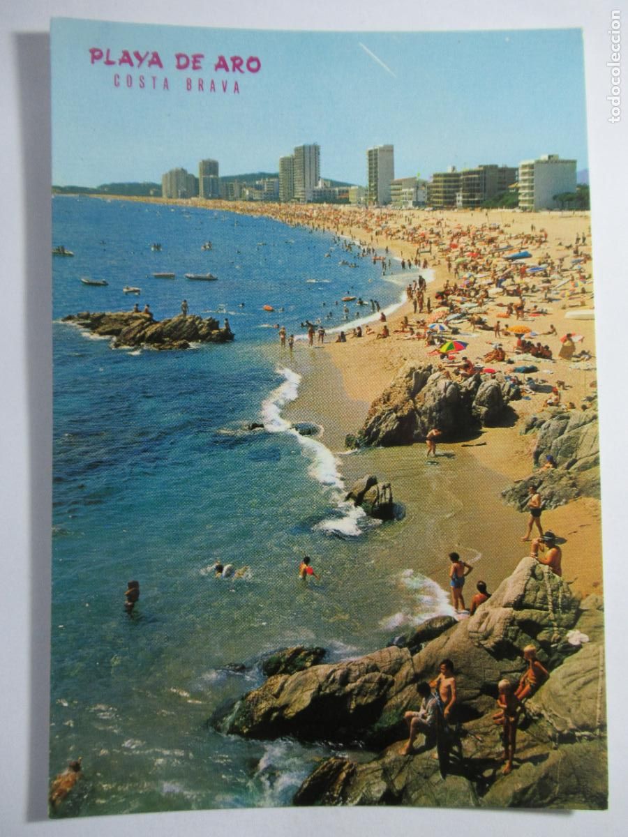 Postales: Playa de Aro - Costa Brava - Vista general Playa - S/C