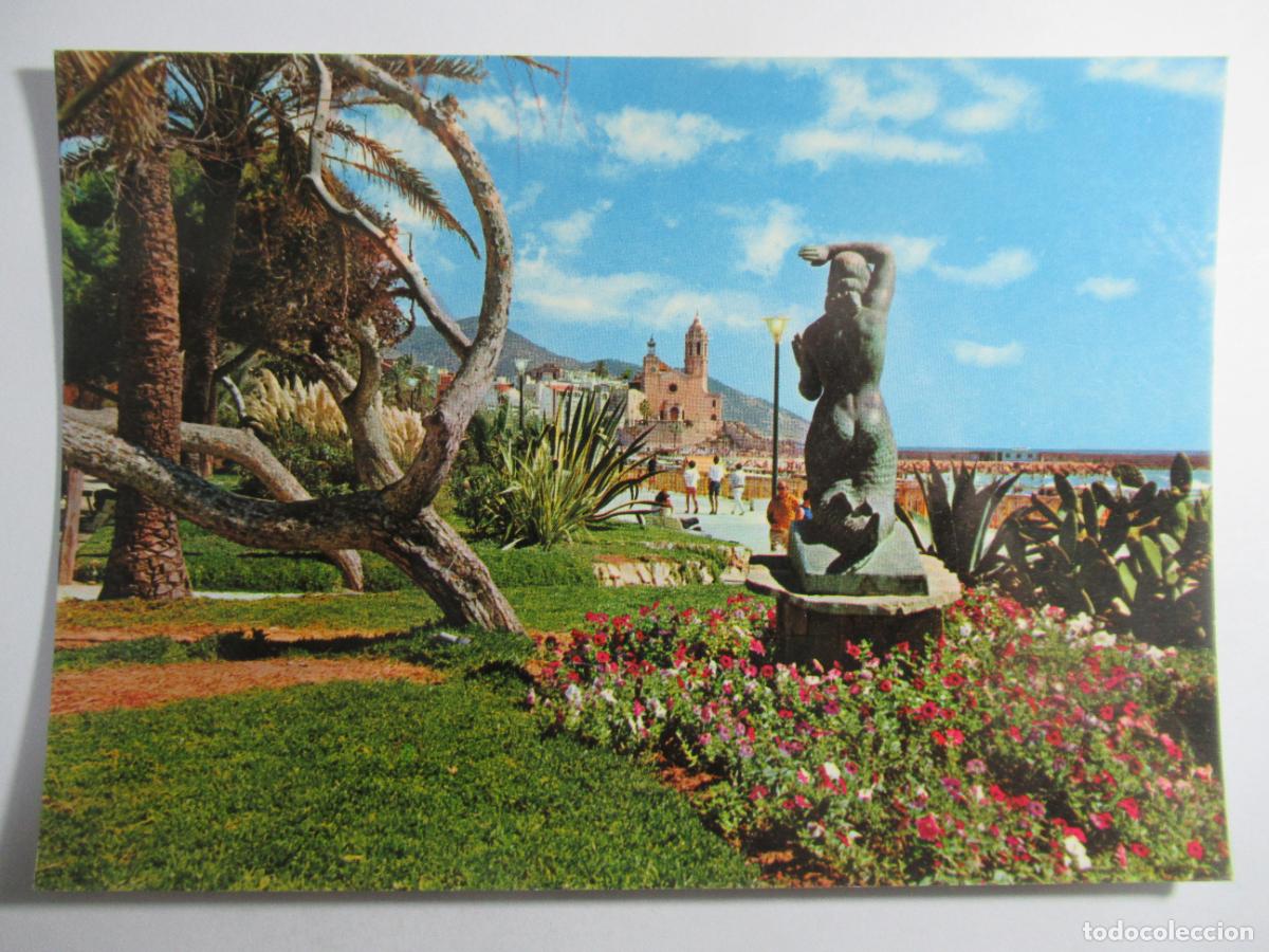 Postales: Sitges (Barcelona) - La Sirena de la Playa - S/C