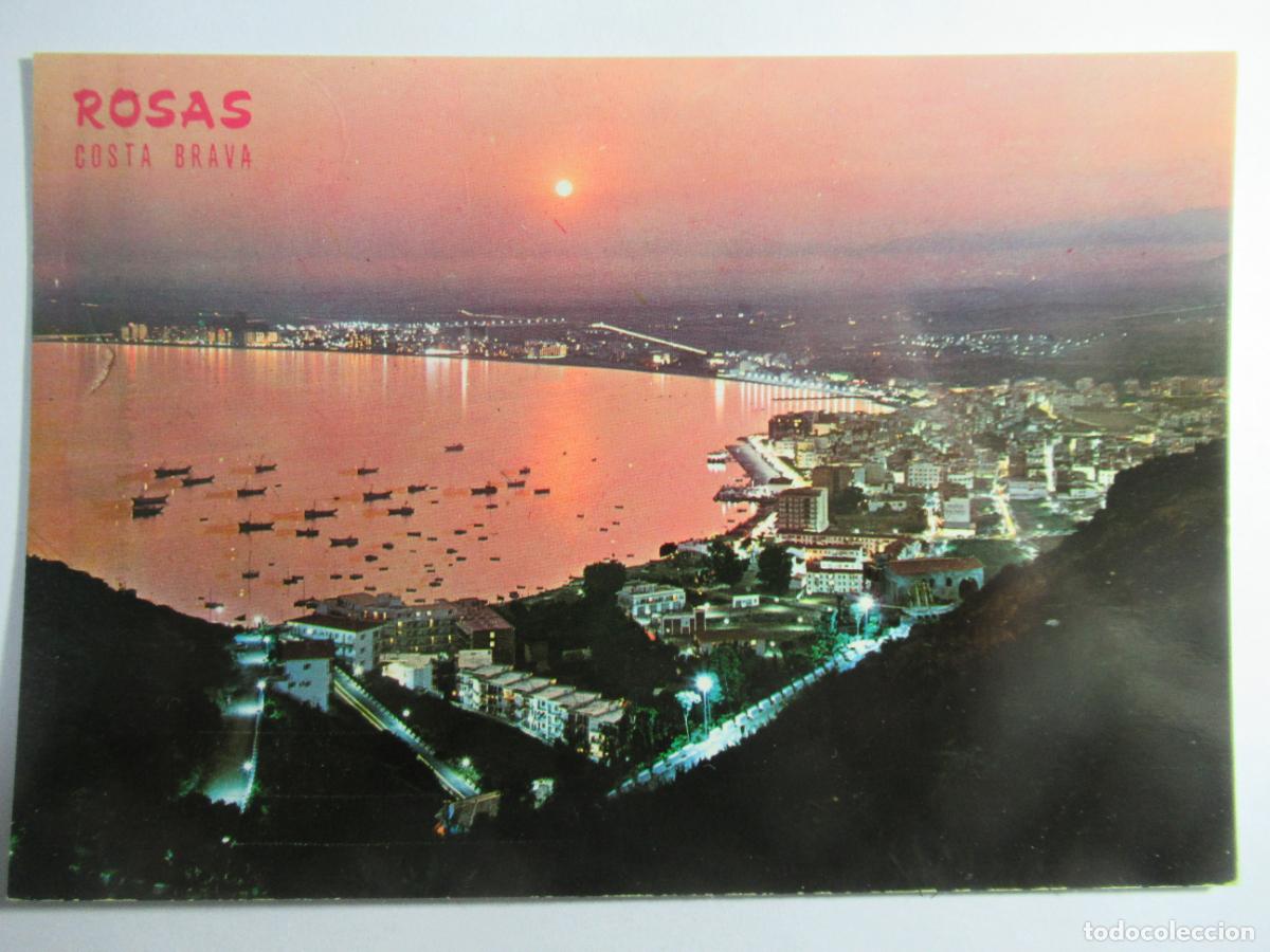 Postales: Rosas (Costa Brava) - Bello Atardecer - S/C