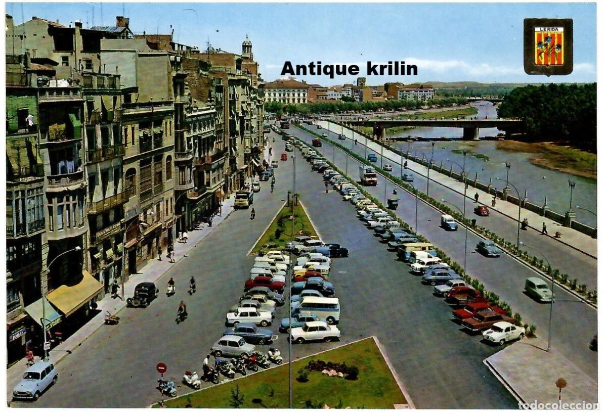 Postales: LLEIDA N&ordm; 2862 AVINGUDA BLONDEL I RIU SEGRE / ESCUDO DE ORO / FRANQUEADA