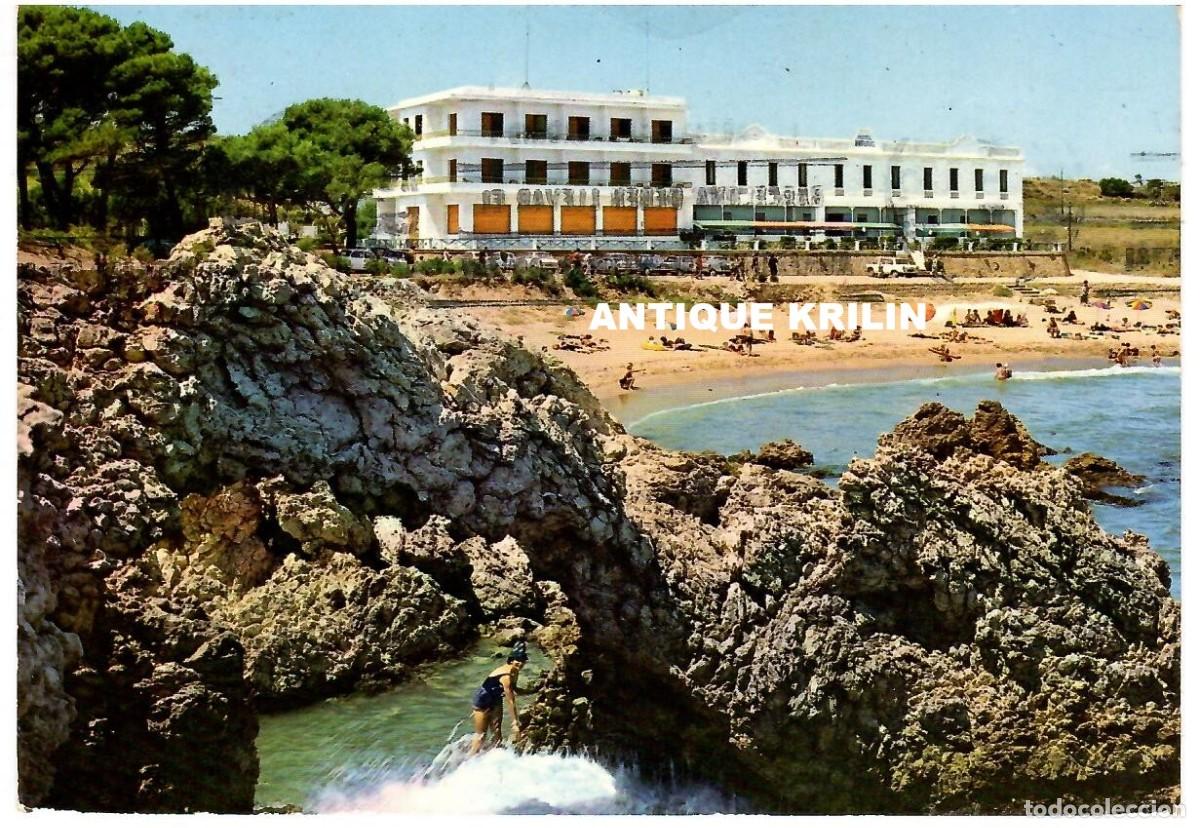 Postales: LA ESCALA N&ordm; 2002 HOTEL AMPURIAS Y PLAYA / EDICIONES ARRIBAS / FRANQUEADA
