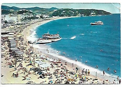 Postales: VISTA GENERAL DE LA PLAYA / GENERAL VIEW OF THE BEACH.- LLORET DE MAR - GIRONA