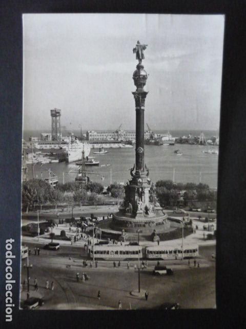 Postales: BARCELONA PUERTA DE LA PAZ PUERTO Y MONUMENTO A COLON