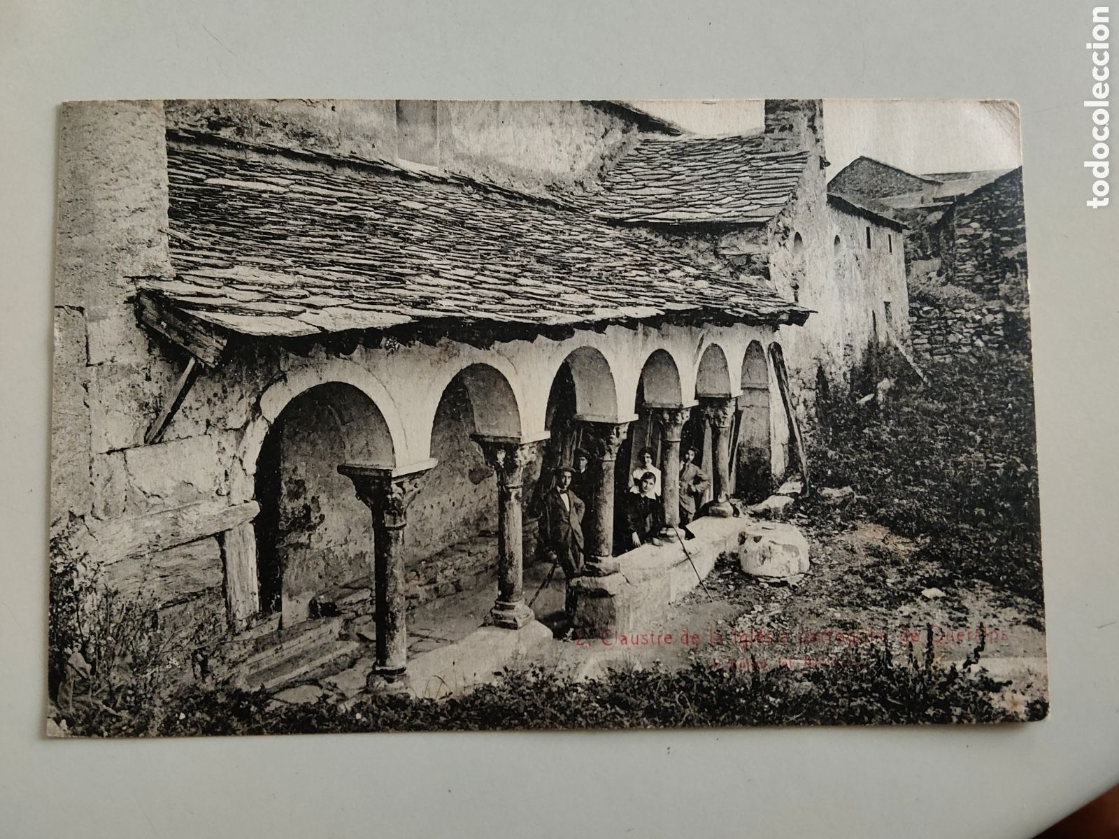 Postales: Tarjeta postal Claustre Iglesia parroquial Queralps Gerona Queralbs Girona Claustro