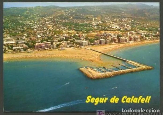Cartoline: Calafell. Segur de Calafell. Ed. Foto Color Raymond n&ordm; 16. Circulada fechador C.E.M. 1980.