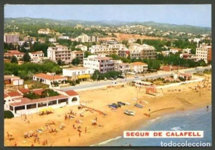 Postkarten: Calafell. Segur de Calafell. Ed. Foto Color Raymond n&ordm; 20. Circulada fechador C.E.M. 1971.