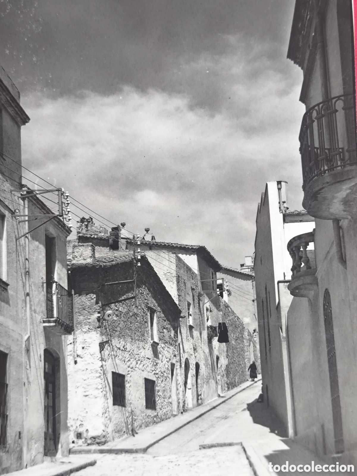 Postales: BADALONA CARRER DE LA COSTA POSTAL FOTOGR&Aacute;FICA ED. COMAJUNCOSA BARCELONA C. 1950