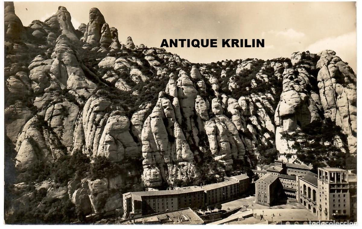 Postales: MONTSERRAT N&ordm; 6171 VISTA PARCIAL DE LA MONTA&Ntilde;A Y DEPENDENCIAS / FOTO REUS / FRANQUEADA