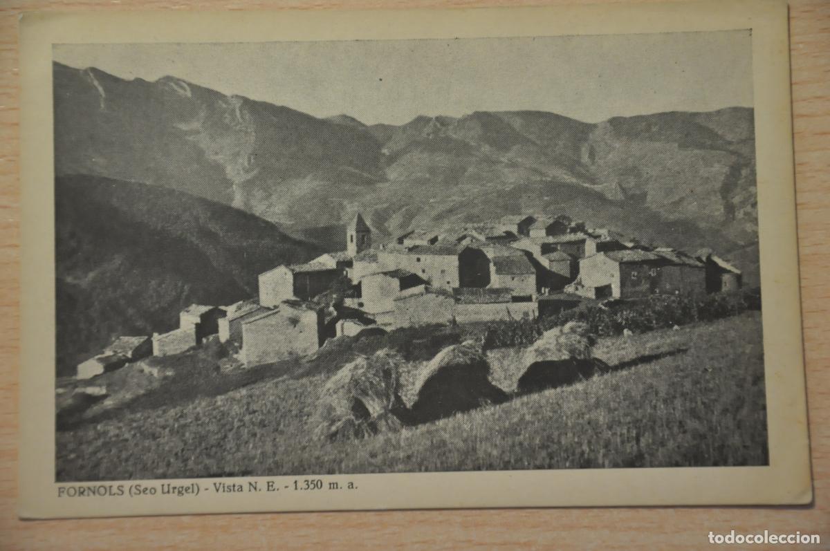 Postales: postal fornols, seo de urgel, vista n.e.