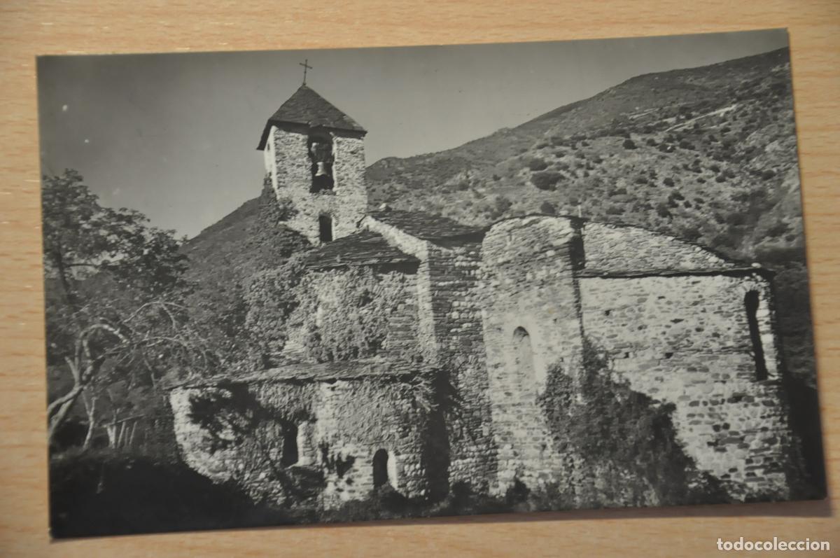 Postales: postal anserall, iglesia romanica