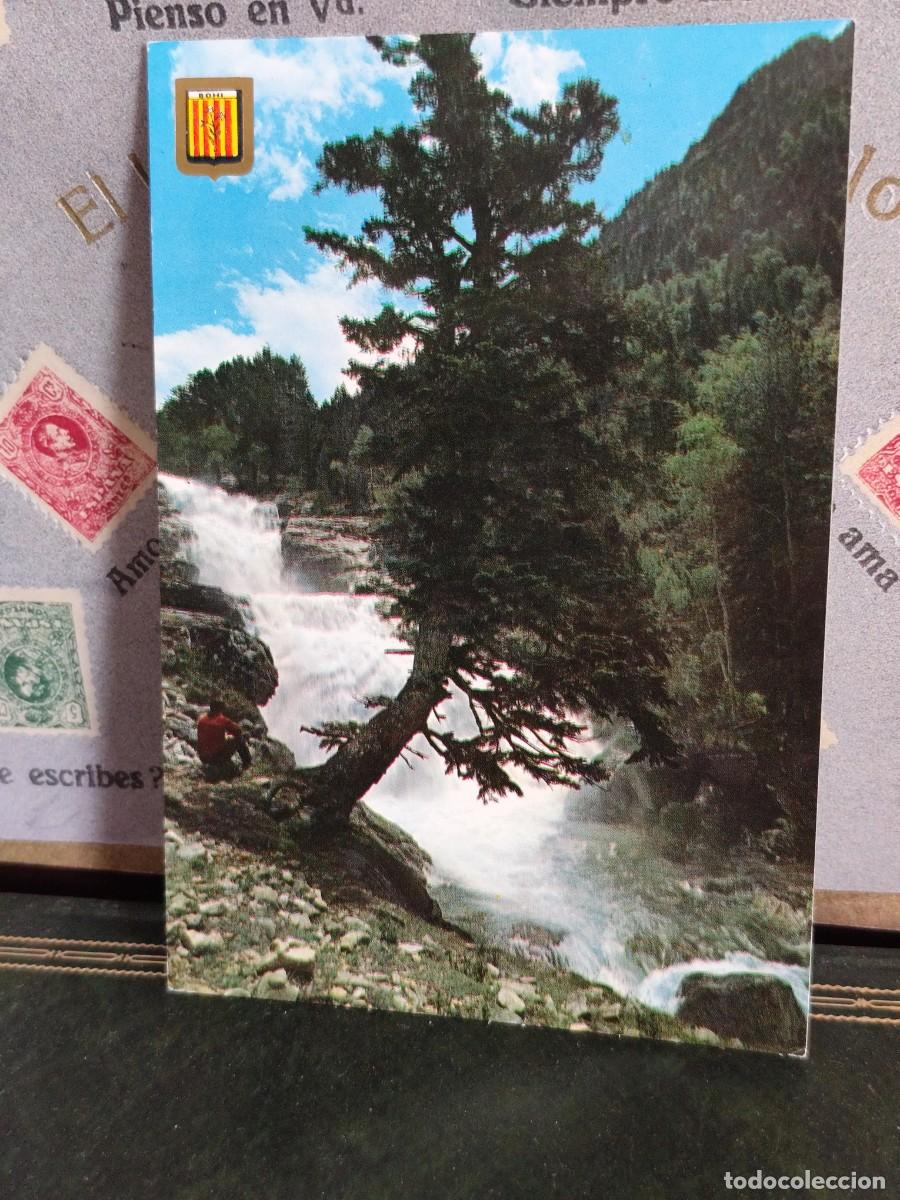 Postales: P5784 Postal Pirineu Catala 2887 Parque Nacional d'Aigues Tortes Cascada. Escudo de Oro
