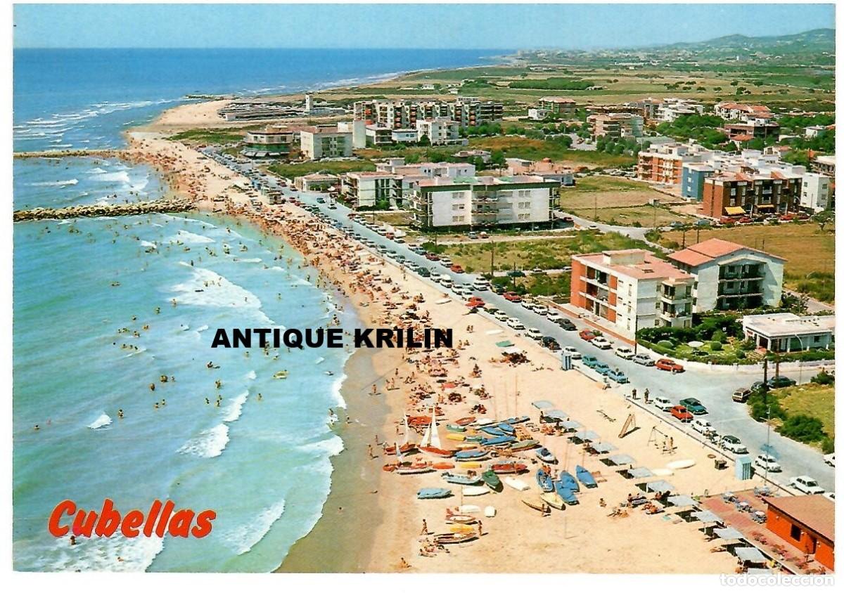 Postales: CUBELLAS N&ordm; 7 PLAYA / EDICION RAYMOND / SIN FRANQUEAR PERO ESCRITA AL DORSO