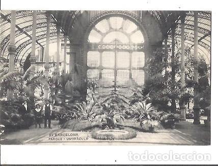 Postales: ANTIGUA POSTAL 83 BARCELONA PARQUE UMBRACULO MISSE HS