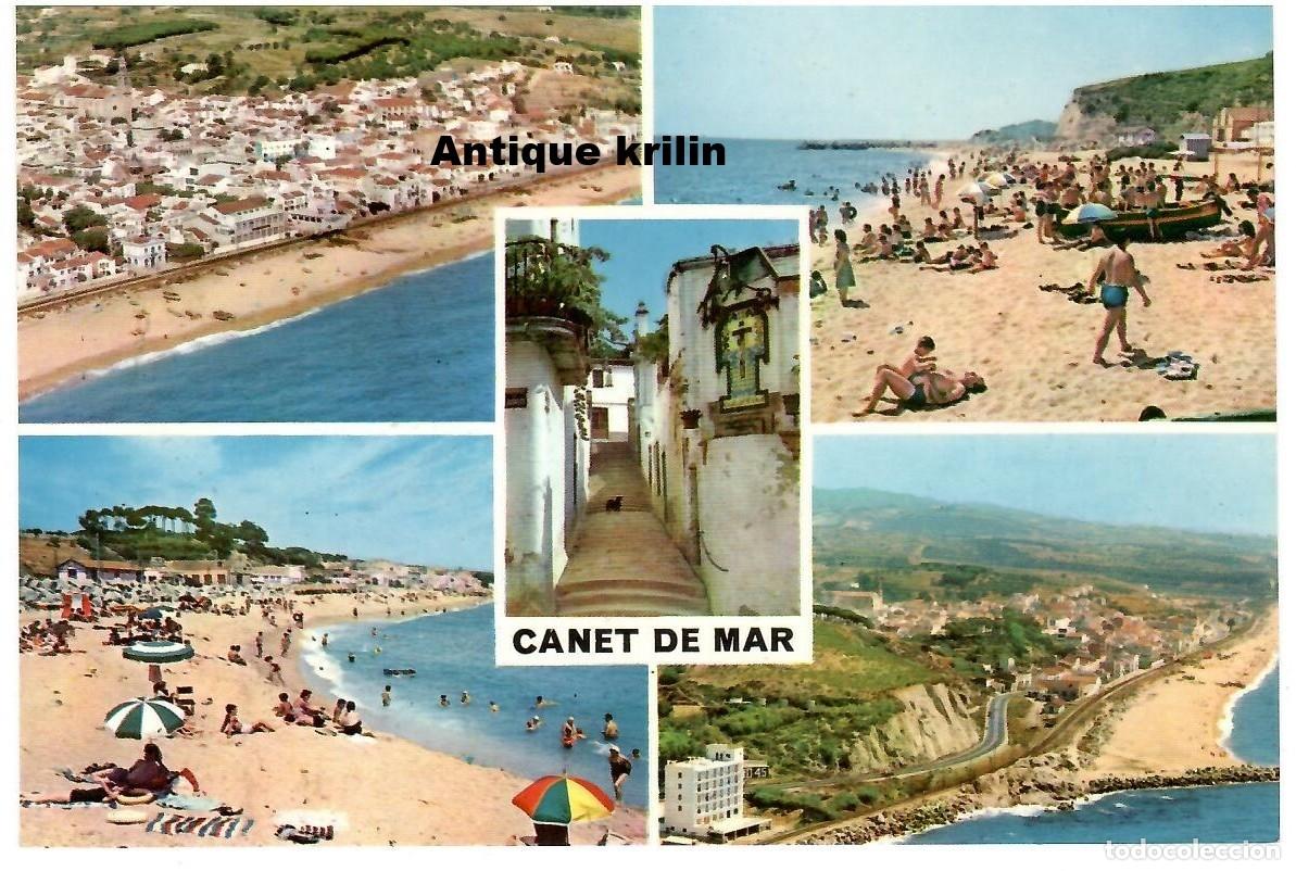 Postales: CANET DE MAR / VARIAS VISTAS / FOTO CAMPA&Ntilde;&Aacute; SERIE II N&ordm; 50102 / FRANQUEADA